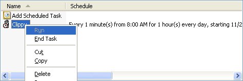 Run Scheduled Task